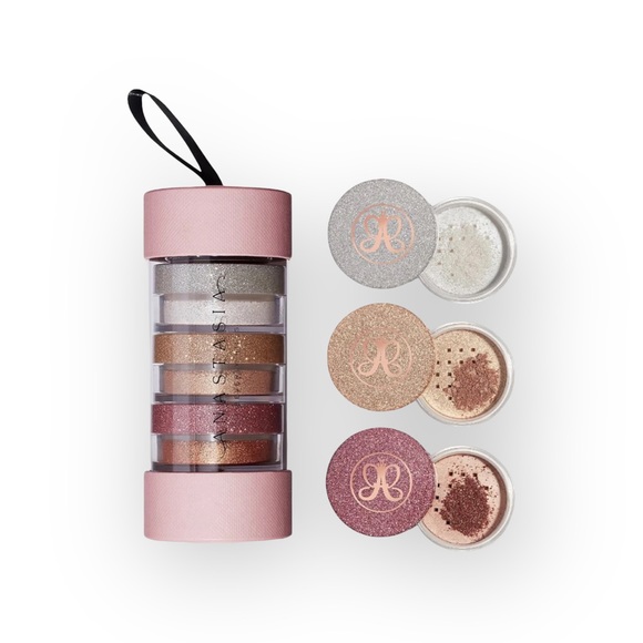 new Anastasia BH ☀︎ Loose Highlighter Set ☀︎ Gold Rose Gold Silver ☀︎ Sealed Box - Picture 1 of 16